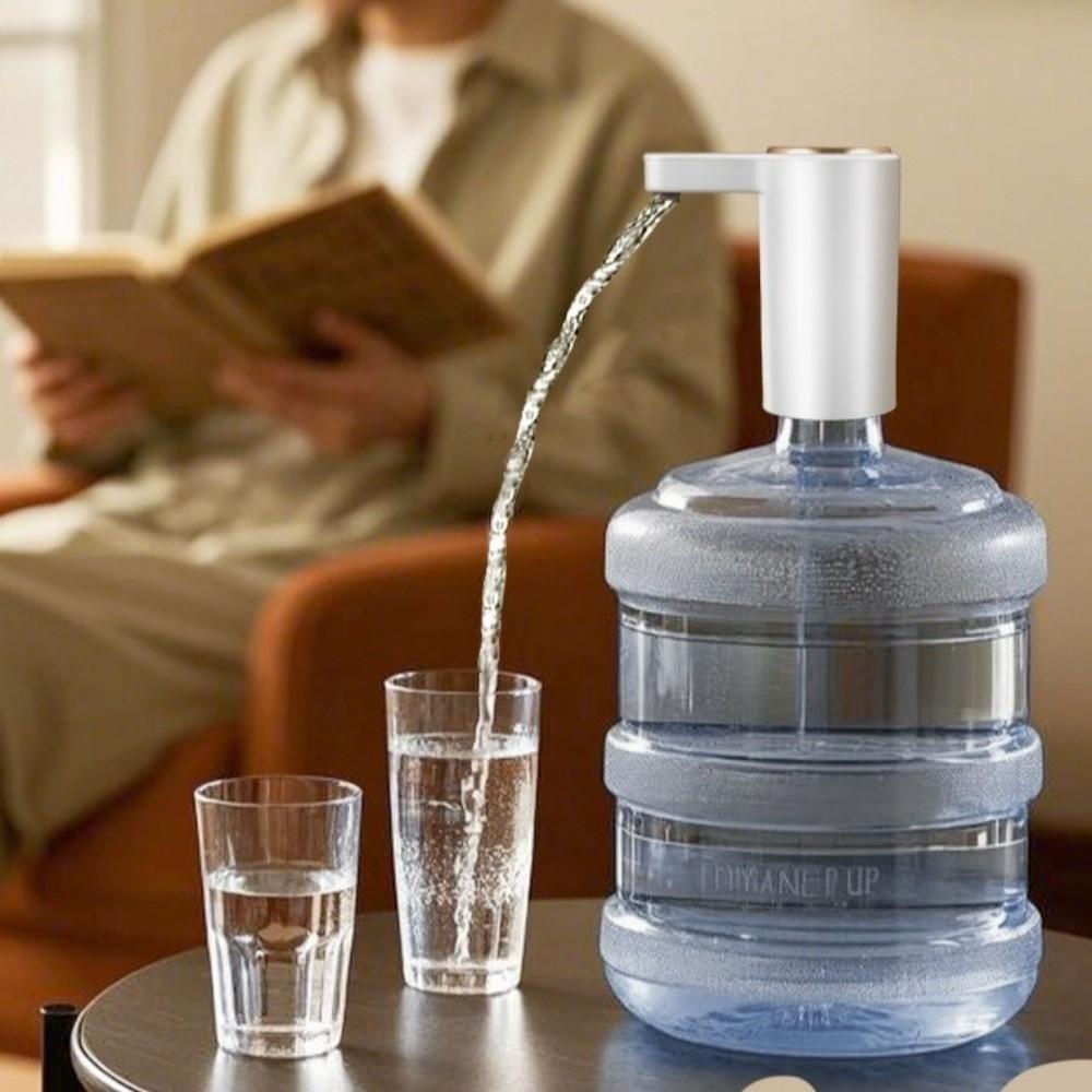 USB Charging Electric Bottled Water Dispenser Type-C Charging Smart Water Bottle Pump  Home Use