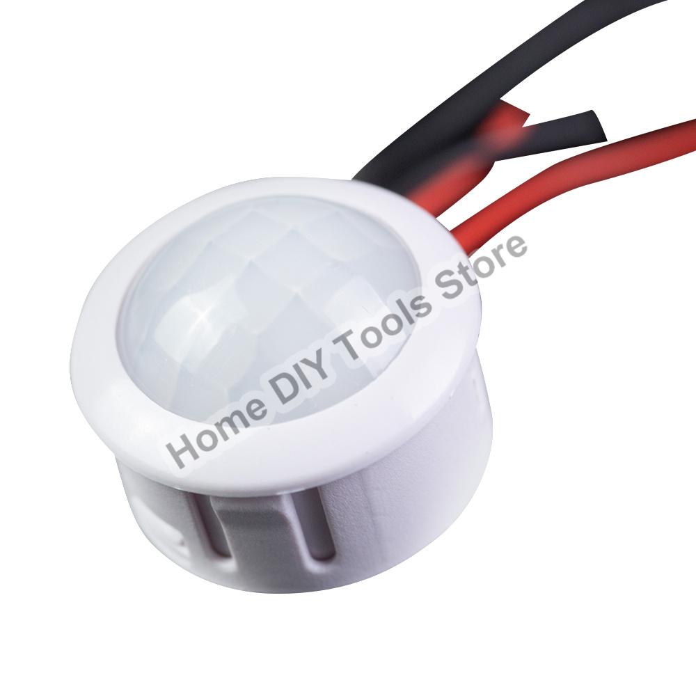 Infrared Motion Automatic Light Sensor IR Detector Switch DC 12V 24V AC 110V 220V Human Body Induction Night Lamp