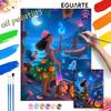Disney Moana Pumpkin Ocean Adventure Oil Paint by Numbers Painting Kit Hand Painted Home Decor Gift