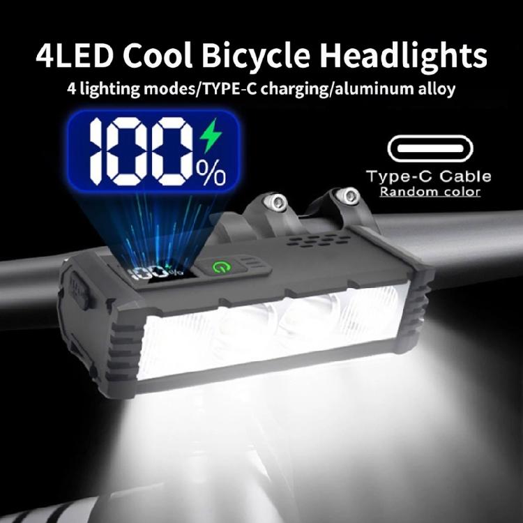Waterproof Road Bike Front Lamp Powerful Bicycles Front Headlight USB Rechargeable Bicycles Light Easy To Install