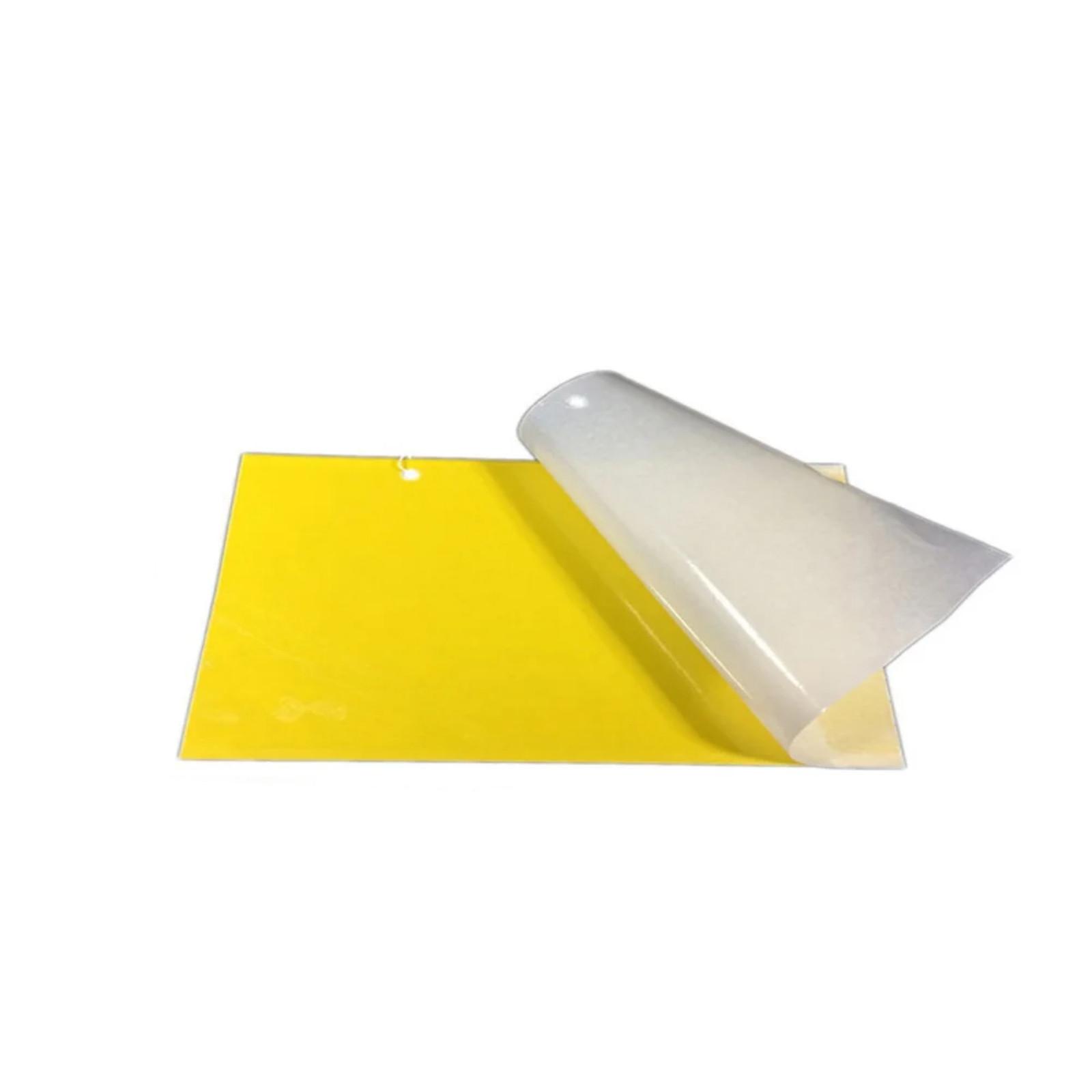 

50 штук двухсторонних желтых липких ловушек для ловли летающих вредителей растений, таких как грибные комарики, мошки, тли, мучнистые червецы, минеры листьев One Size