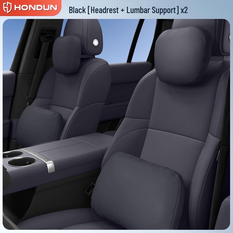 Yueyi 07 Headrest & Lumbar Support Neck Pillow: New Model for Essential Neck & Lumbar Protection in Car Interior Decoration