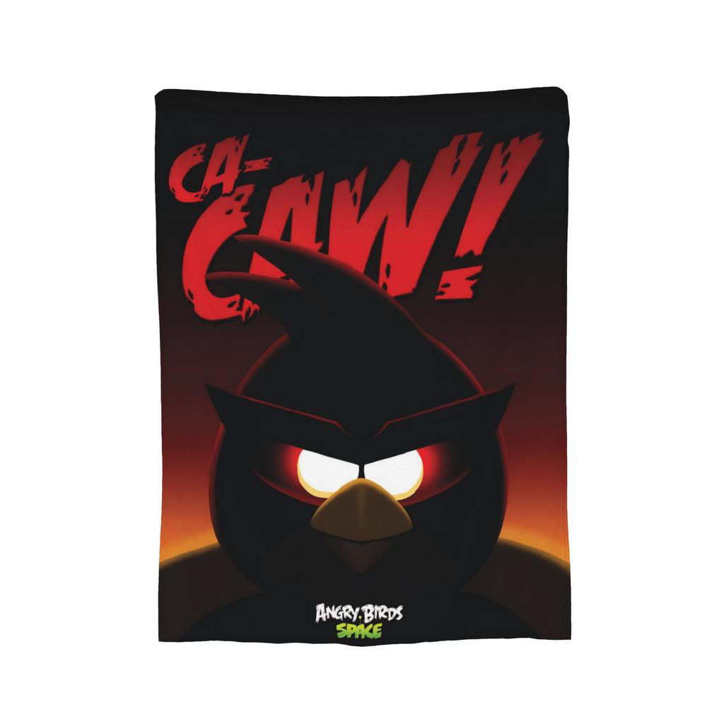 A-Angry Anime B-Birds Games Red Fleece Throw Blankets Blanket for Bedding Car Super Warm Bedspread,