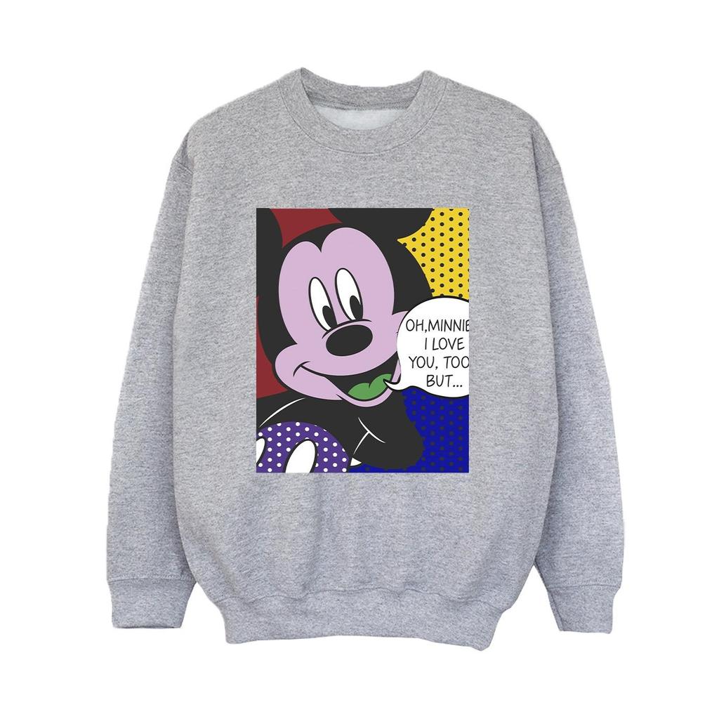 Disney Boys Mickey Mouse Oh Minnie Pop Art Sweatshirt