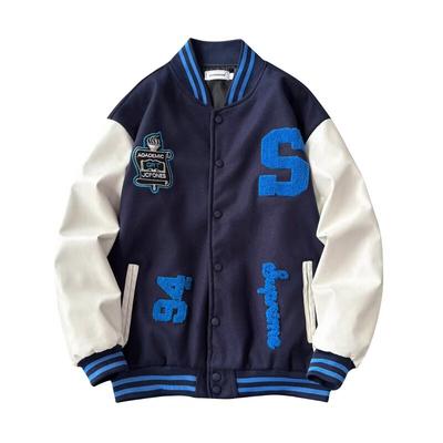 Autumn New Baseball Jacket Men Trendy American High Street Jacket Versatile Couple Style Jacket Trendy Men Autumn Winter