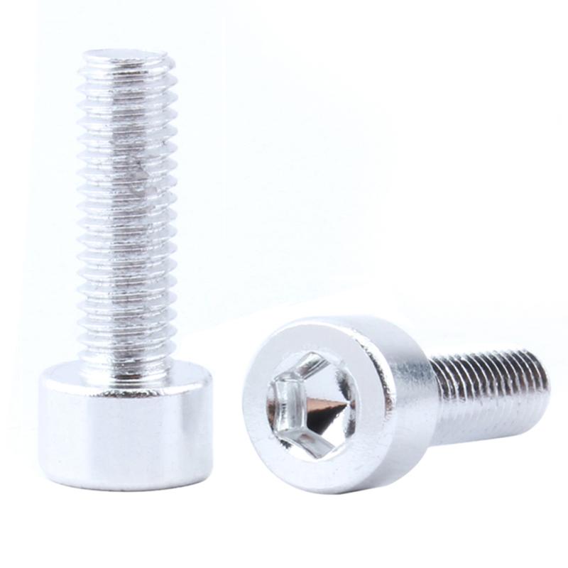 2pcs Bicycle Bottle  Cage Screw Mountain Fixie Gear Road Folding Bike Water Bottle M5*15MM  Screw