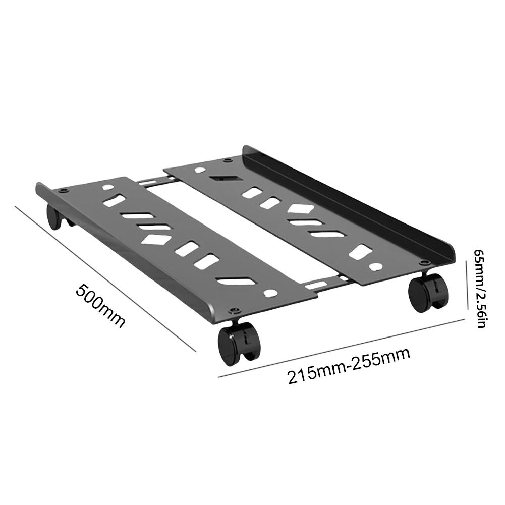PC Stand Computer Tower Stand with Caster Wheels Adjustable Mobile CPU Stand Steel Heavy-Duty PC Tower Stand PC Tower CPU Holder
