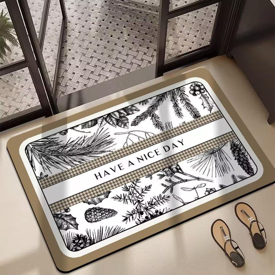 Rural style Bathroom Floor Mats  Bathroom Water Absorption  Quick Drying  Dirt Resistant  Anti Slip Foot Mats  Diatom Mud Foot Mats