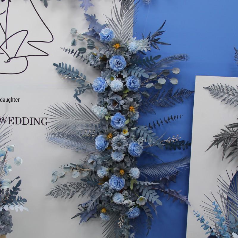 Blumen Kunstseide Blumenstreifen Set: Lange Hängegang-Anordnung & Hochzeitsaal-Dekor