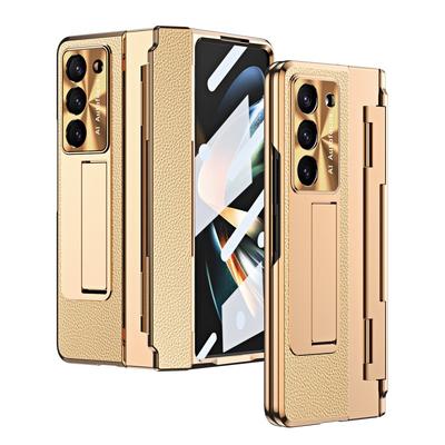 Premium Leather Case Galaxy Z Fold 7 / 6 8 With Pen Slot Full Coverage Shockproof Protection Hidden