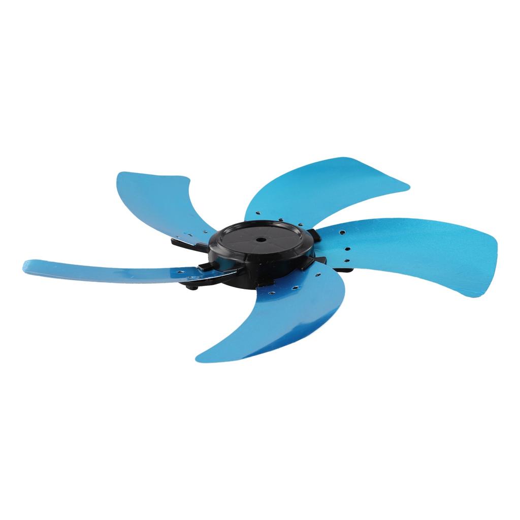 1PC 16-inch Household Aluminum Five-blade Fan With Nut Cover Base For Pedestal Transparent Table Stand Fanner General Accessorie