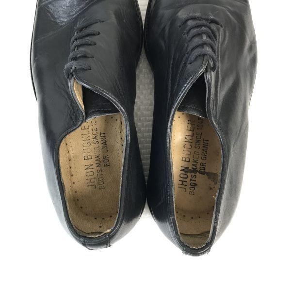 Vintage JOHN BUCKLER Established 19th Century Leather Wholecut Shoes 40 / 25.0cm / Black(USED)