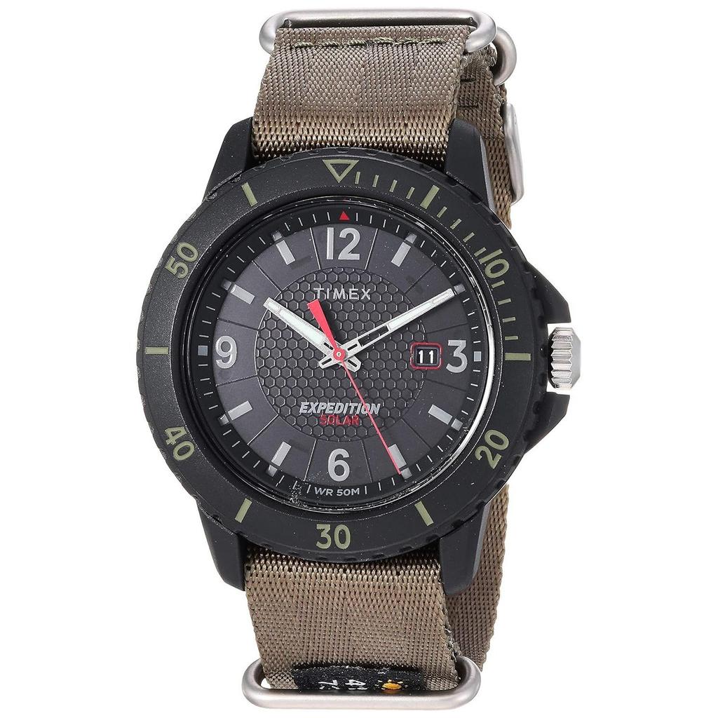 Timex Mens Expedition Gallatin Solar Power Watch Green Black