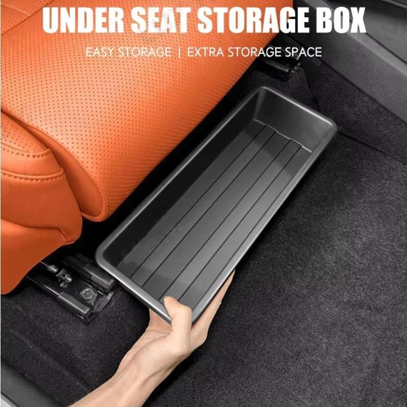 Car Under Seat Storage Tray Scratch Resistant Custom Fit BPA Free Organizer for Kids Toy Snack Car Storage Use