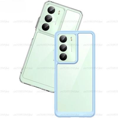 Transparente Handyhülle für Realme C71 Hülle Stoßfeste Silikon Bunte Klare Rückseite für Realme C71 Hülle für Realme C71 C73