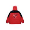 Adidas New Year Color Block Spliced Warm Hooded Cotton Jacket Men Jackets Red GN7382