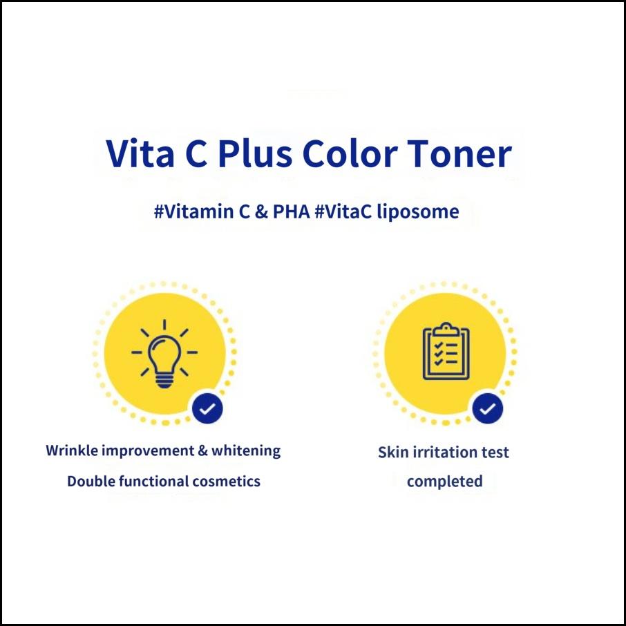 MISSHA Toner Éclaircissant Vita C Plus 200ml | Toner Visage à la Vitamine C pour un Teint Éclatant et Uniforme