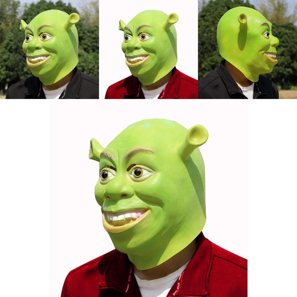 Shrek Costume Mask Mask Cosplay Costume Accessories Halloween Daily Necessities