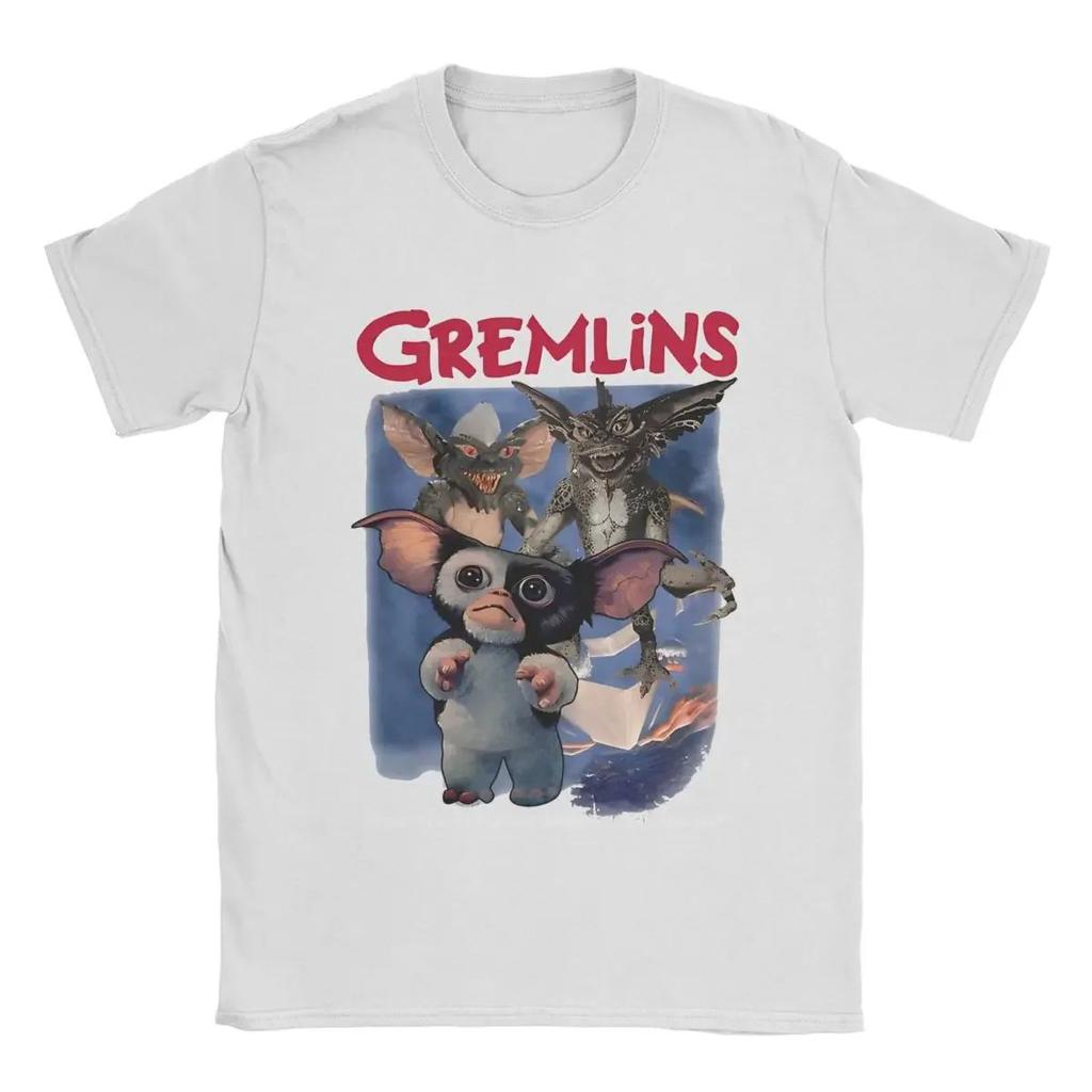 Retro Klassischer Film Muster Aufdruck Kurzarm Rundhals Hochwertiges Oberteil Lässig Sport Streetwear Lockeres T-Shirt Unisex