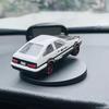 AE86 Auto Drift Rotating Alloy Car Model Turning Gyroscope Car Interior Center Console Classic Decorative Ornaments Holiday Gift