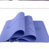 Dual-Color TPE Yoga Mat with Alignment Lines