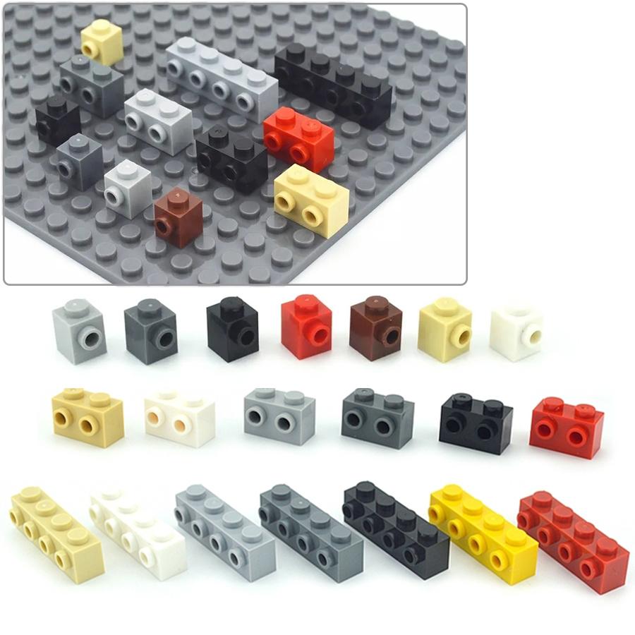 11211 MOC 1x2 Single-Side Studs Technical Bricks 60pcs DIY Building Blocks Educational Compatible Toys