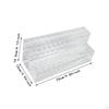 Traditional Chinese Hairpins Holder Pen for Desk 2 Tiered 48 Slots Acrylic Transparent