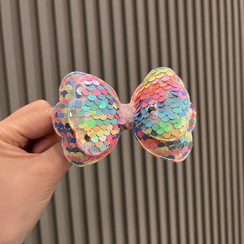 

Детская заколка-бант с пайетками - Корейский стиль утиный клюв для DIY детских аксессуаров для волос