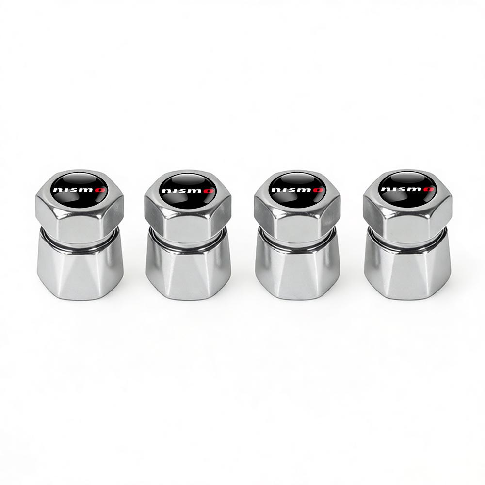 

4Pcs Car Wheel Tire Valve Caps Tyre Stem Valve Cap For Nissan Maxima Sentra Note TIIDA Nismo GTR X-Trail Sylphy Cube Juke Leaf
