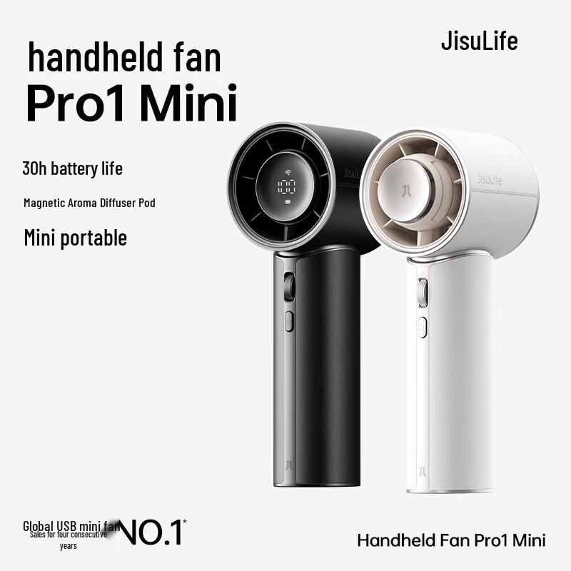 Jisulife Pro1 Mini Portable Rechargeable Handheld Fan