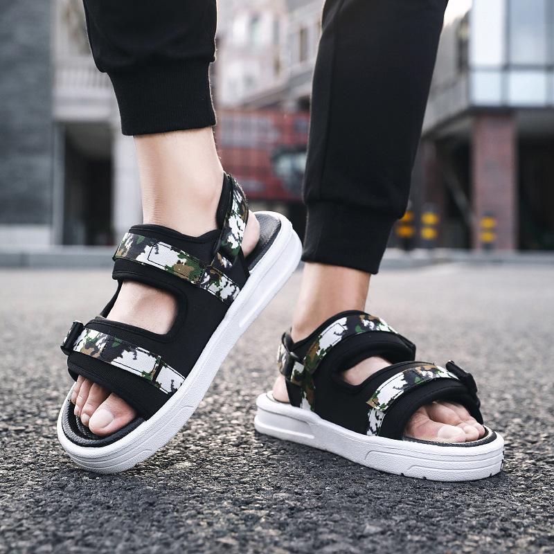 Men's Breathable Wear-resistant Summer 2023 Sandals - Versatile, Trendy Beach Fashion, Anti-slip Slippers