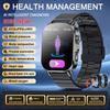 New Men Accurate Health Diagnosis ECG Smart Watch Blood Pressure Blood Oxygen Blood Fat Uric Acid Temp Bluetooth call Smartwatch
