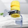 Plastic Multi-functional 4-point 6-point Faucet Connector Car Washing Water Gun Garden Hose Connector