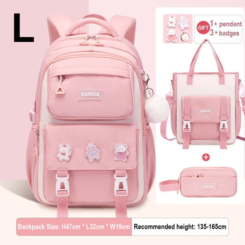 Seturi de 3 bucăți rucsac pentru copii pentru fete cadou Genți de școală de capacitate mare Rucsac pentru școala primară geantă