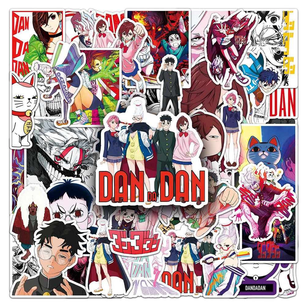 10/30/50pcs Anime DANDADAN Stickers Cool Momo Ayase Decals DIY Notebook Skateboard Laptop Bike Waterproof Okarun Cartoon Sticker