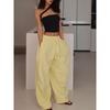 Akiyo Studio American Style Stripes Casual Loose Pants Women's High Waist Loose and Slimming Walking Straight-Leg Pants Children