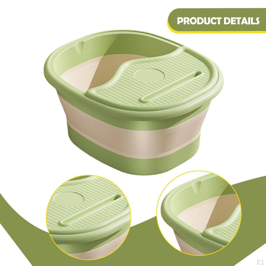 Foldable Foot Basin Bath Massage Points Ice Bucket Pedicure Suitable for Adults Home