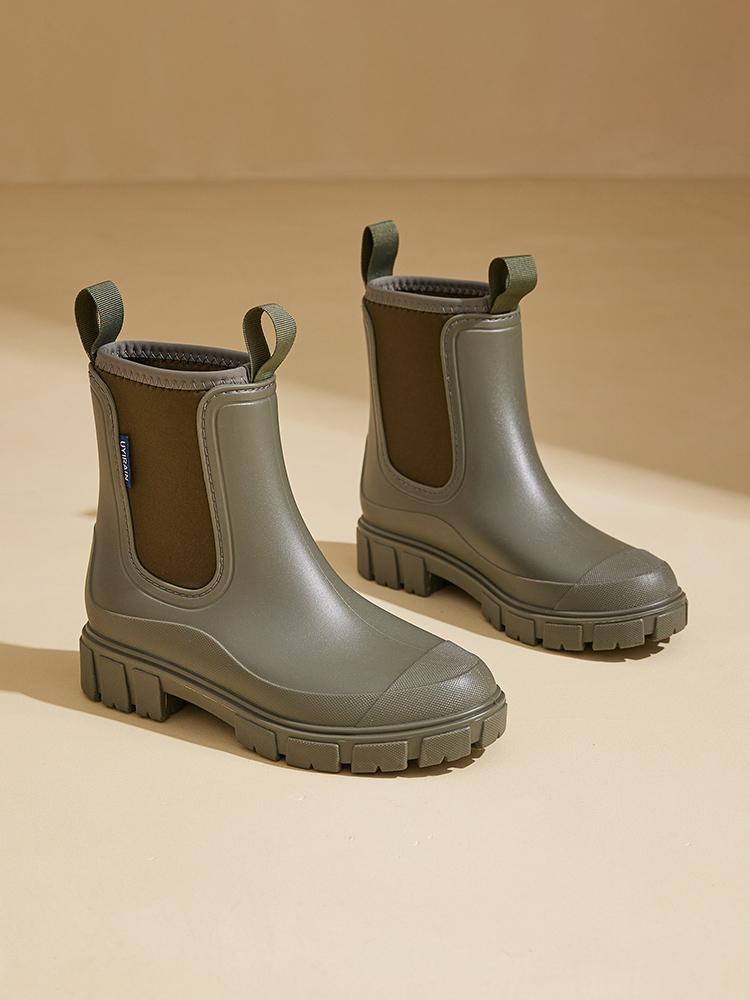 

Stylish Women s Rain Shoes for Summer: Short-cylinder, Low-top, Wear-resistant and Waterproof Water Boots 36