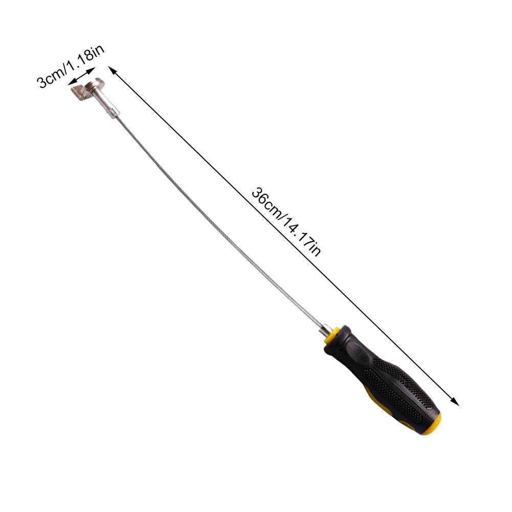 1PC Car Oil Drain Plug Remover Against Scald Magnetic Suction Wrench Magnetic Tip Wrench Repair Tools Fits For Car Auto