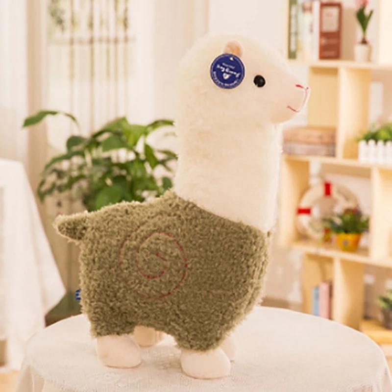 25cm Lovely Small Alpaca Plush Toy Stuffed Animal 5 Colors New Soft Sheep Doll Home Decor Kids Girl Birthday Christmas Gift