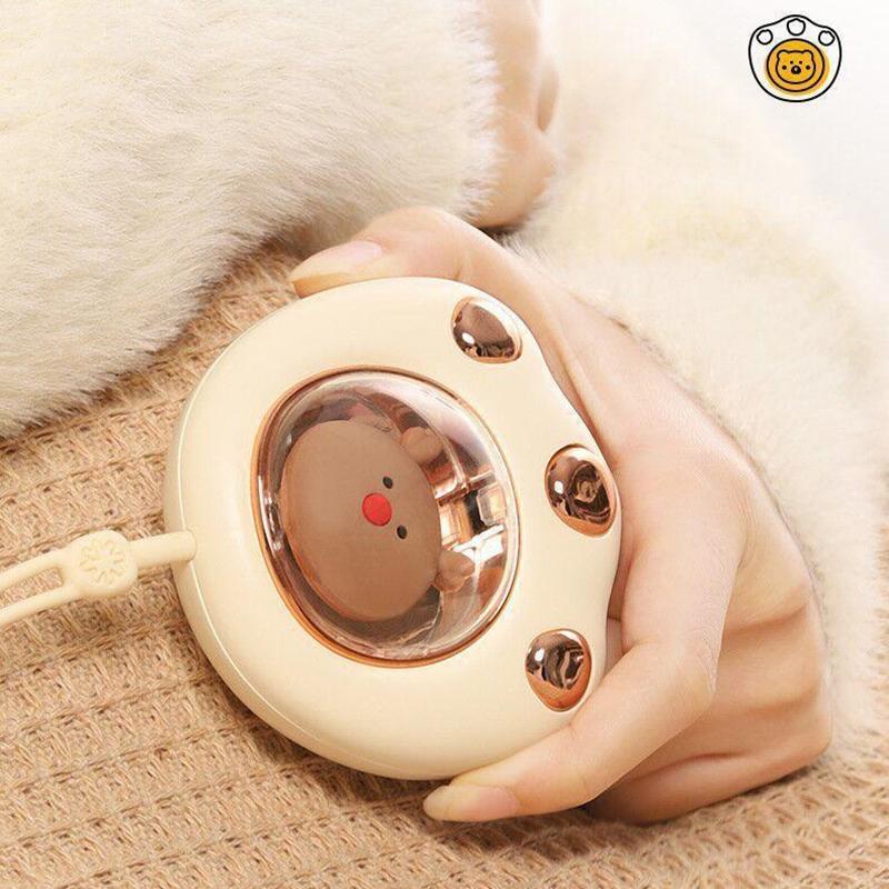 Hand Warmer Cat Paw Rechargeable Built-In Battery For Students Winer Fast Usb Heater Portable Warmer For Women'S Hand