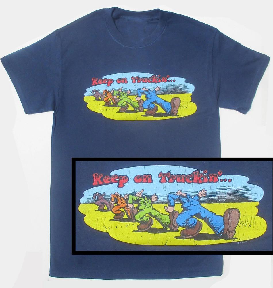 

Keep On Truckin Navy Tee Shirt size S-5XL Cotton ZZ414 Unisex T-Shirt XL