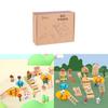 Forest Bamboo Panda Wooden Building Blocks For Kids Early Education Play Gift