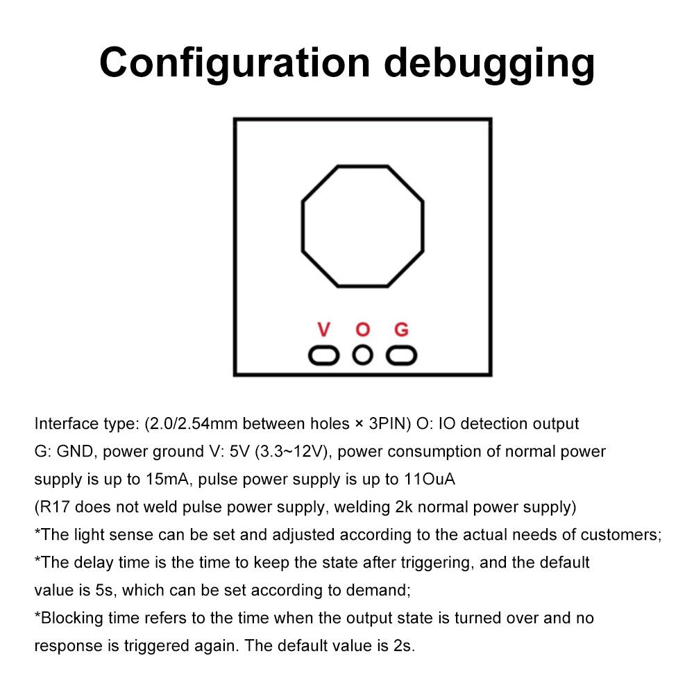 LD1020 10G Intelligent Human Microwave Radar Sensing Module Low Power Micro Motion Intelligent Perception Sensor