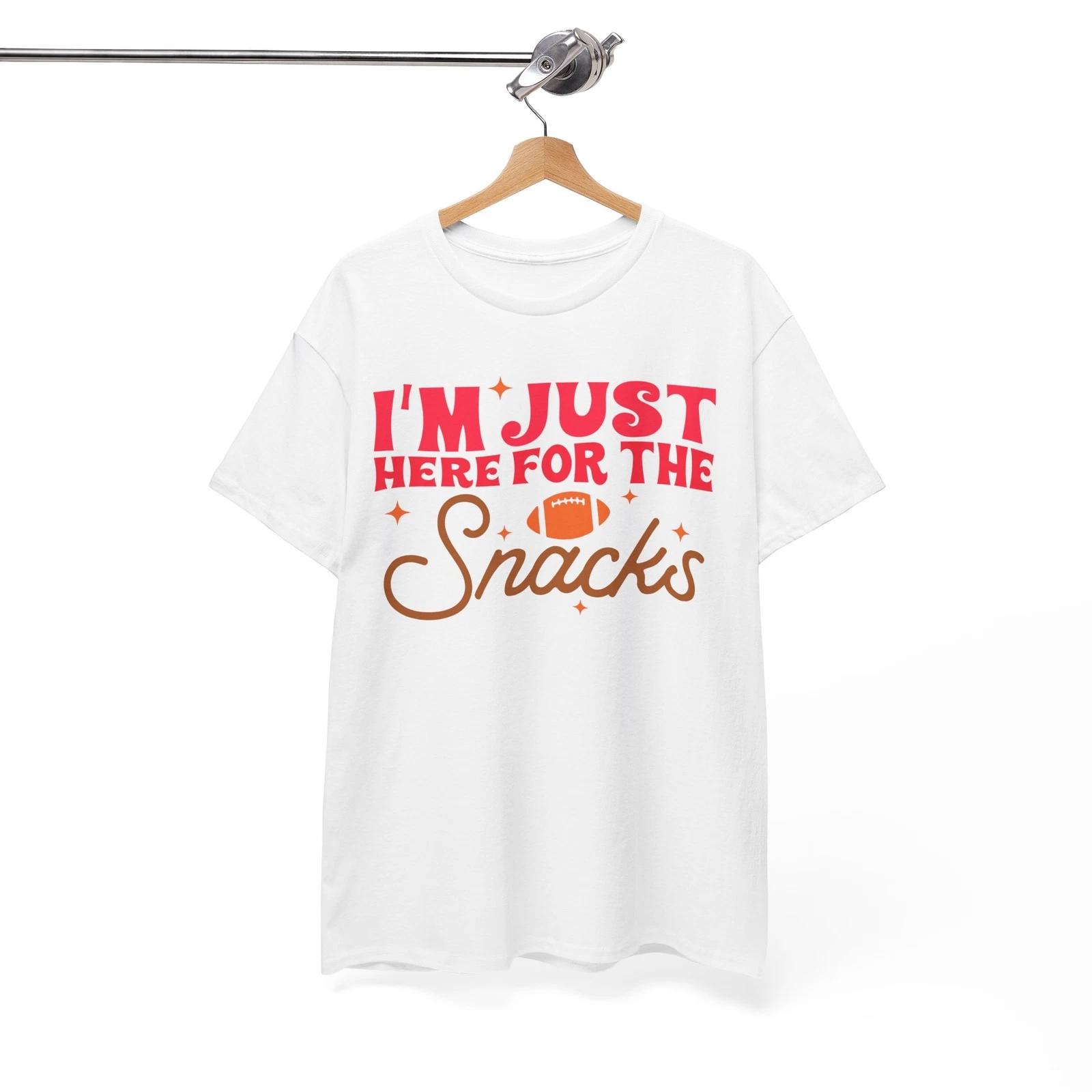 

Rugby Fan Shirt | Play Hard Tackle Harder Tee | Cool Sports Here For The Snacks S