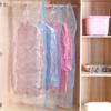 Space Saver Hanging Clothing Compression Bag Transparent Large Size Thickening Vacuum Bag Giving Large Vacuum Pump and Sealing Scratch