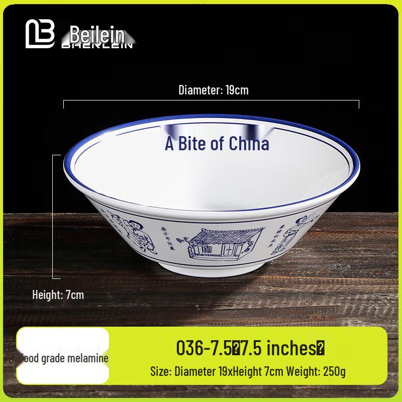 

Baylen Commercial Melamine Noodle Bowls 7.5 inch (Set of 5)