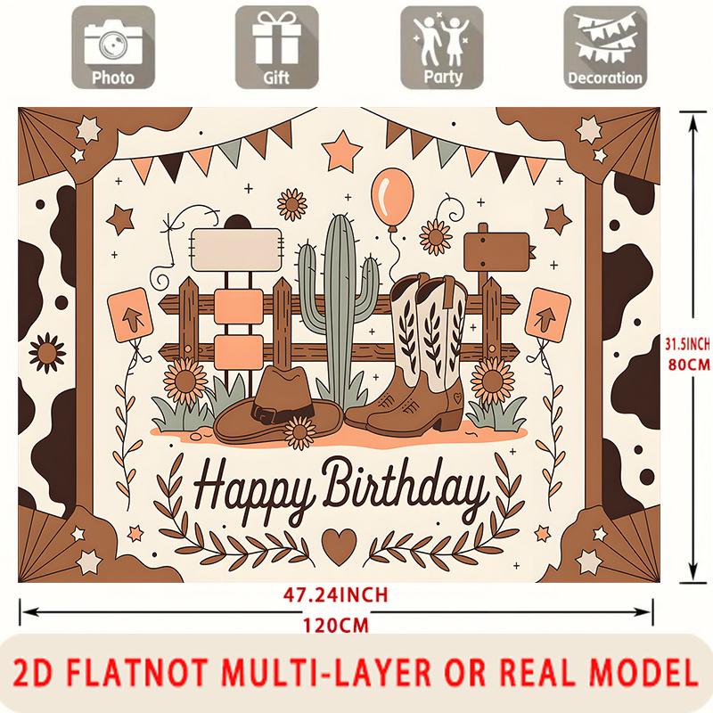 Party Backdrop Birthday Photo Booth Background Front Door Decor