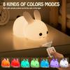 Night Lights for Kids,Light Silicone for Baby Nursery,Portable USB Rechargeable Bedside Lamp for Toddler's Room,Easter Gifts for Child and Teen Girls