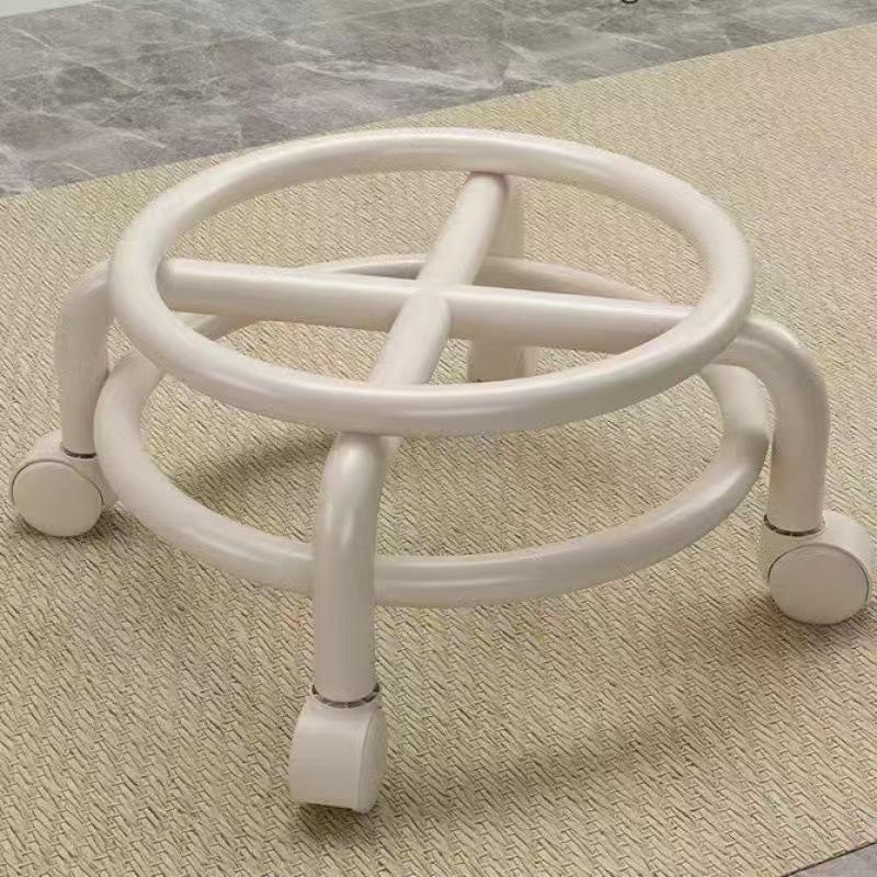 Swivel Mop, Pedicure & Baby Walking Pulley Stool with Wheels